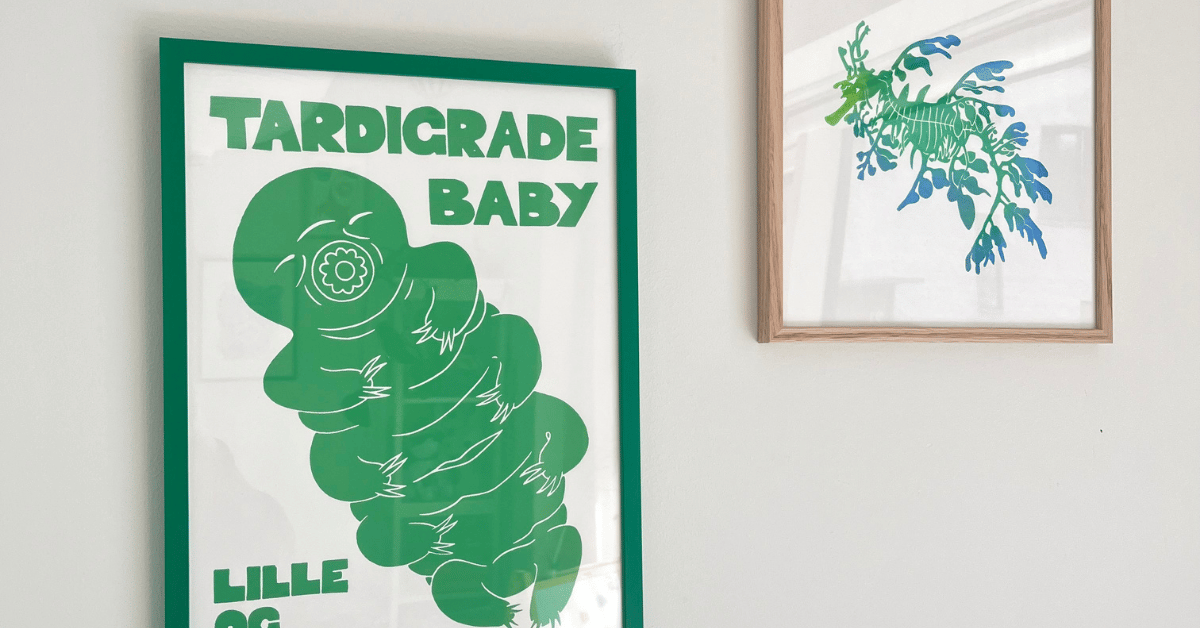 Linoprints for babies logo