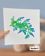 Pjaltefisk, 30x30 cm ramme medfølger, UNIKA, flere farver