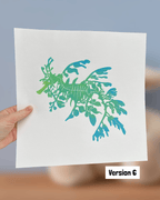 Pjaltefisk, 30x30 cm ramme medfølger, UNIKA, flere farver